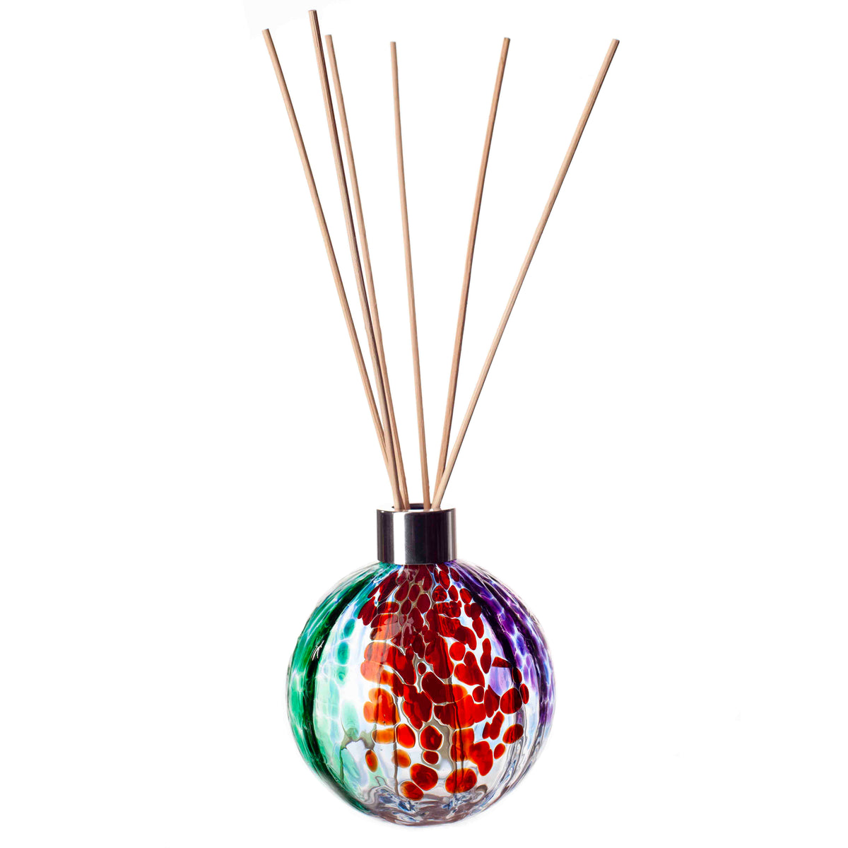 Sphere Reed Diffuser - Optical Red Blue Green Purple
