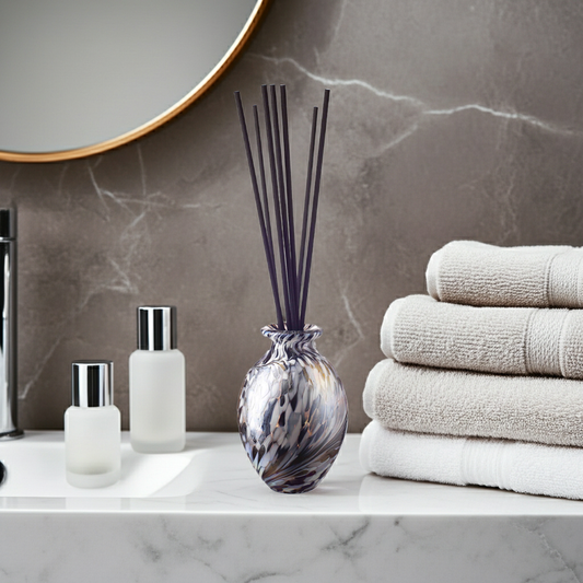 Bud Vase Reed Diffuser - Silver & White