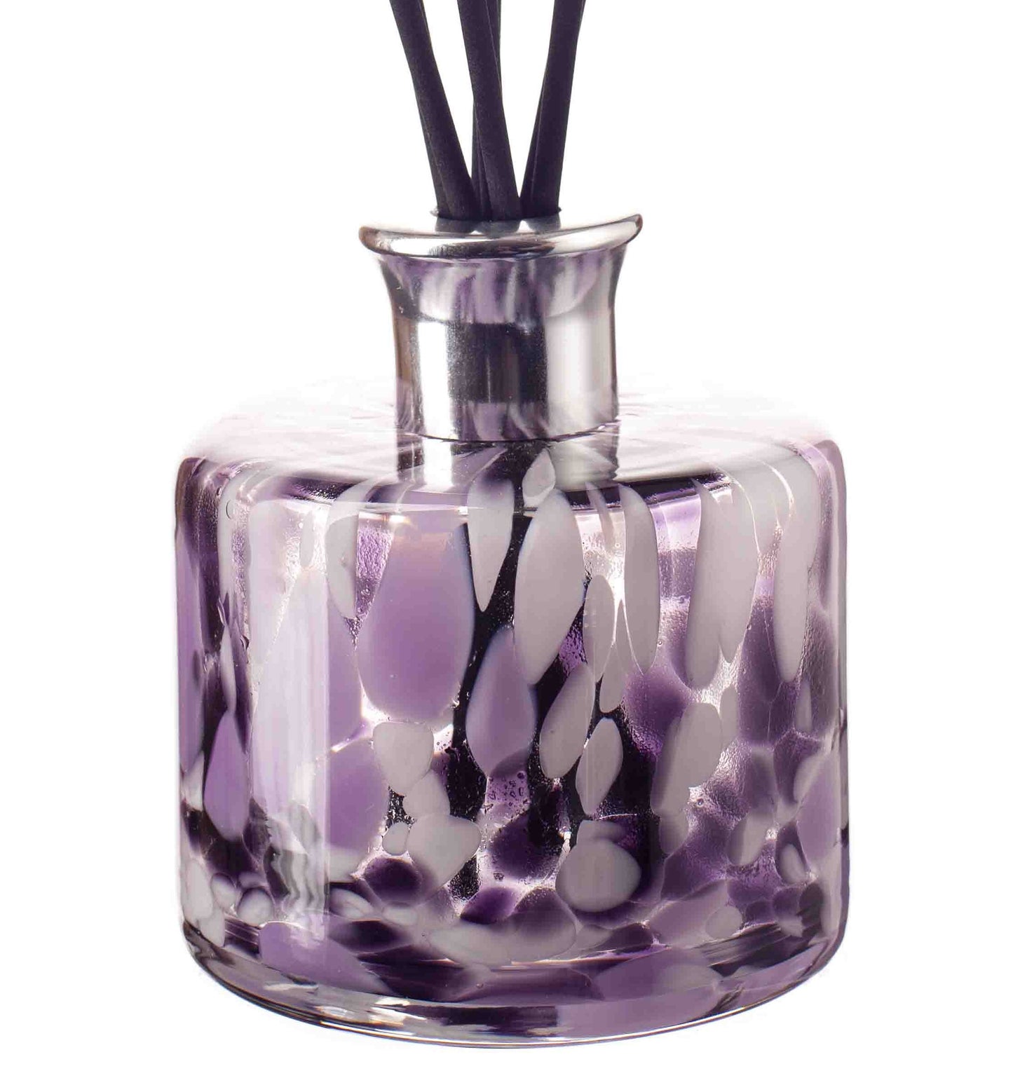 Cylinder Reed Diffuser - Purple, Black and White