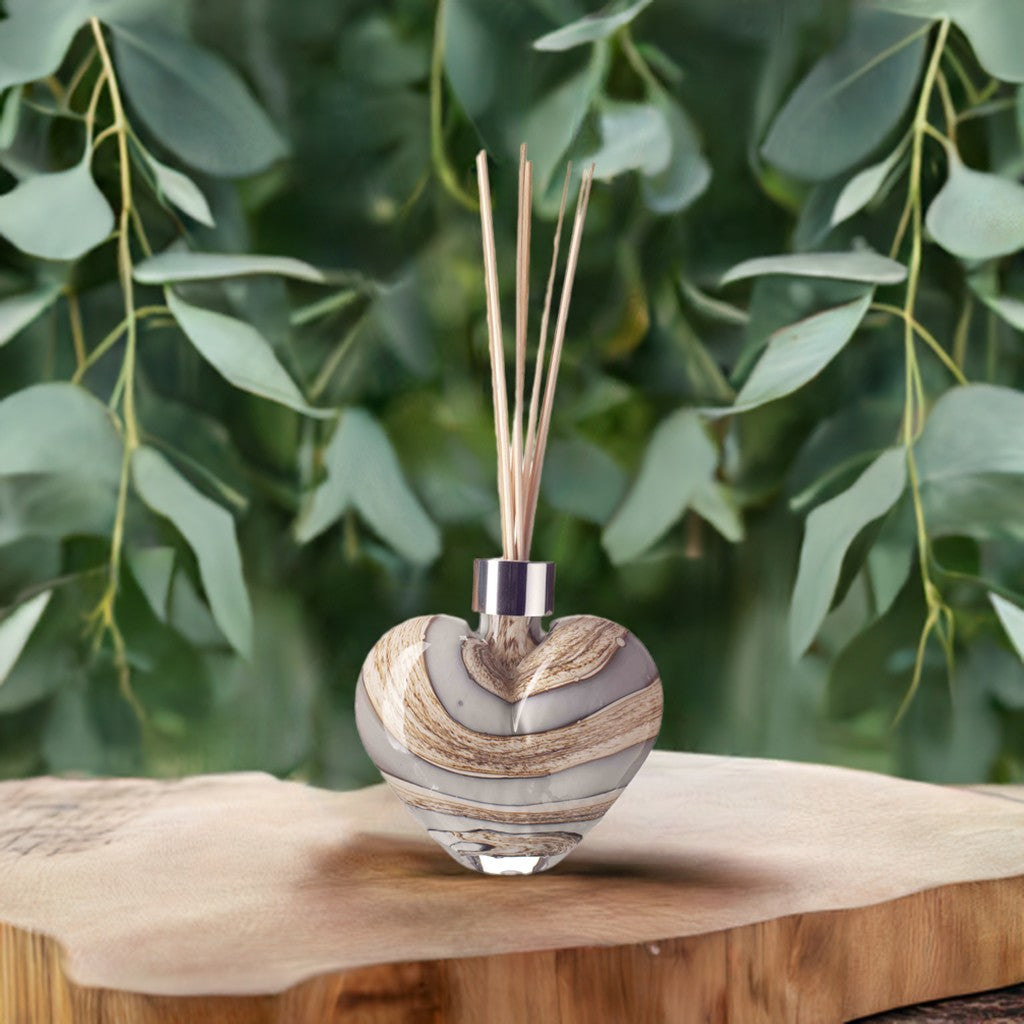 Heart Reed Diffuser - Smoked Meadows