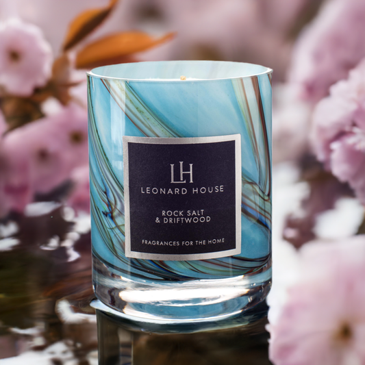 Rock Salt & Driftwood Soy Wax Candle in Oceanic