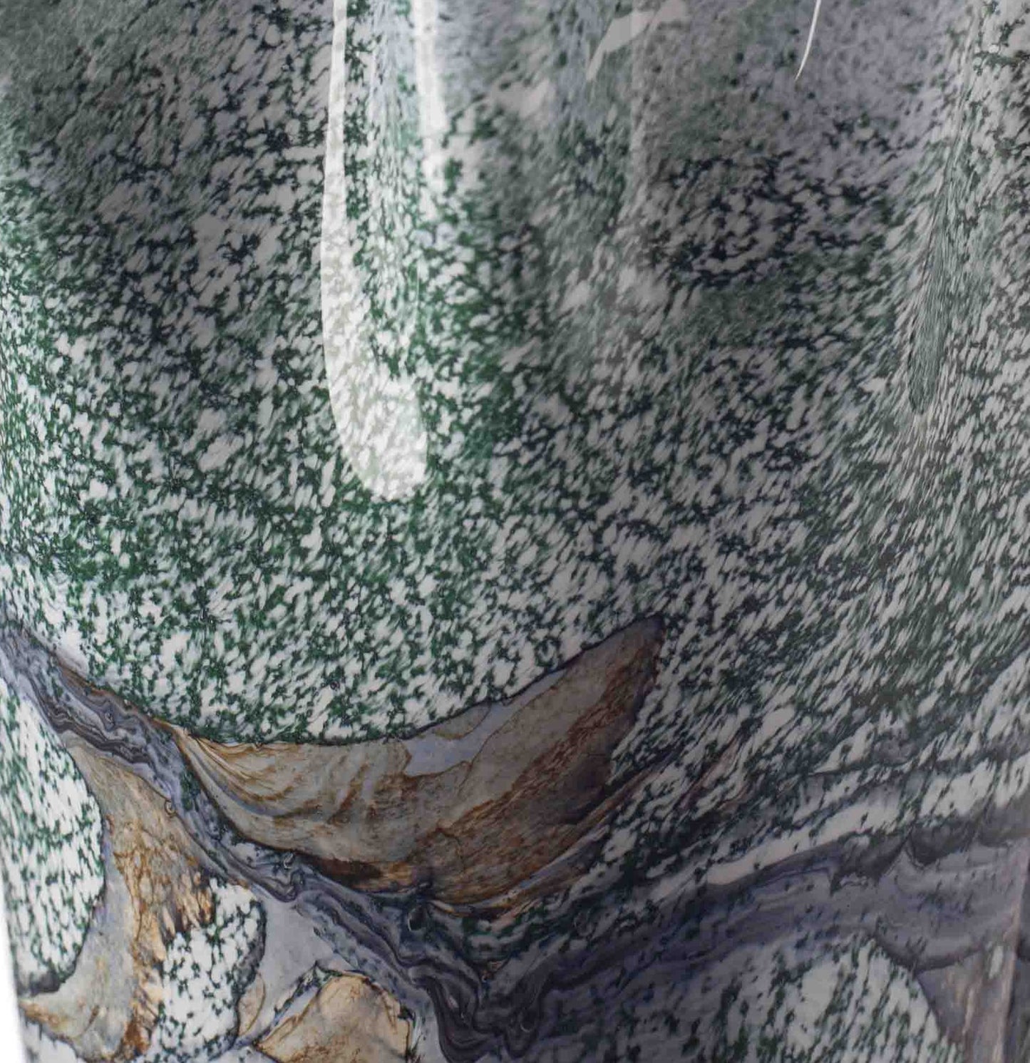 Urn Vase Large 26cm - Peacock Lustre