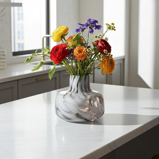 Wide Vase 19cm Tokio - Lunar Ash