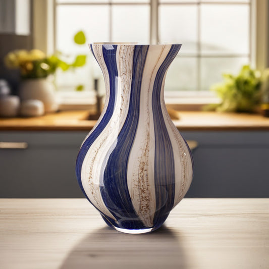 Posy Vase 25cm - Naval Oak