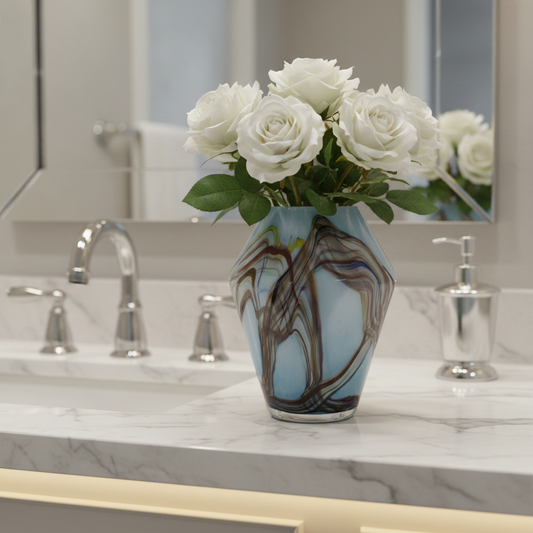 Diamond Vase 26cm - Oceanic