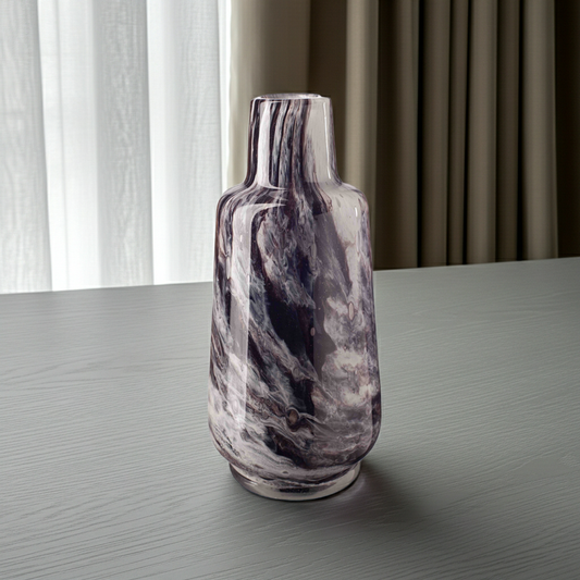 Tall Vase 27cm Lyon - Obsidian Noir