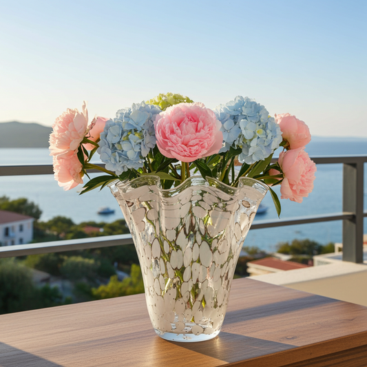 Handkerchief Vase 25cm - Lunar Drift