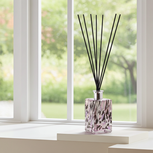 Rectangle Reed Diffuser - Purple, Black and White