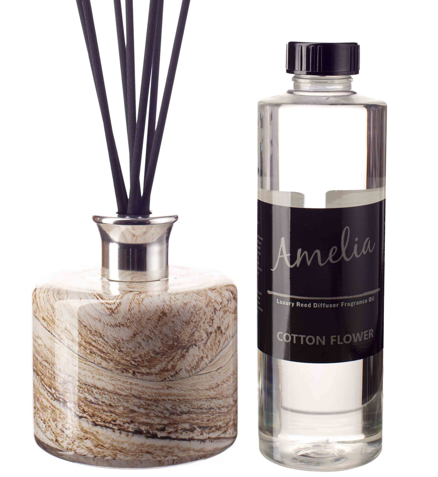 Cylinder Reed Diffuser - Natural Stone