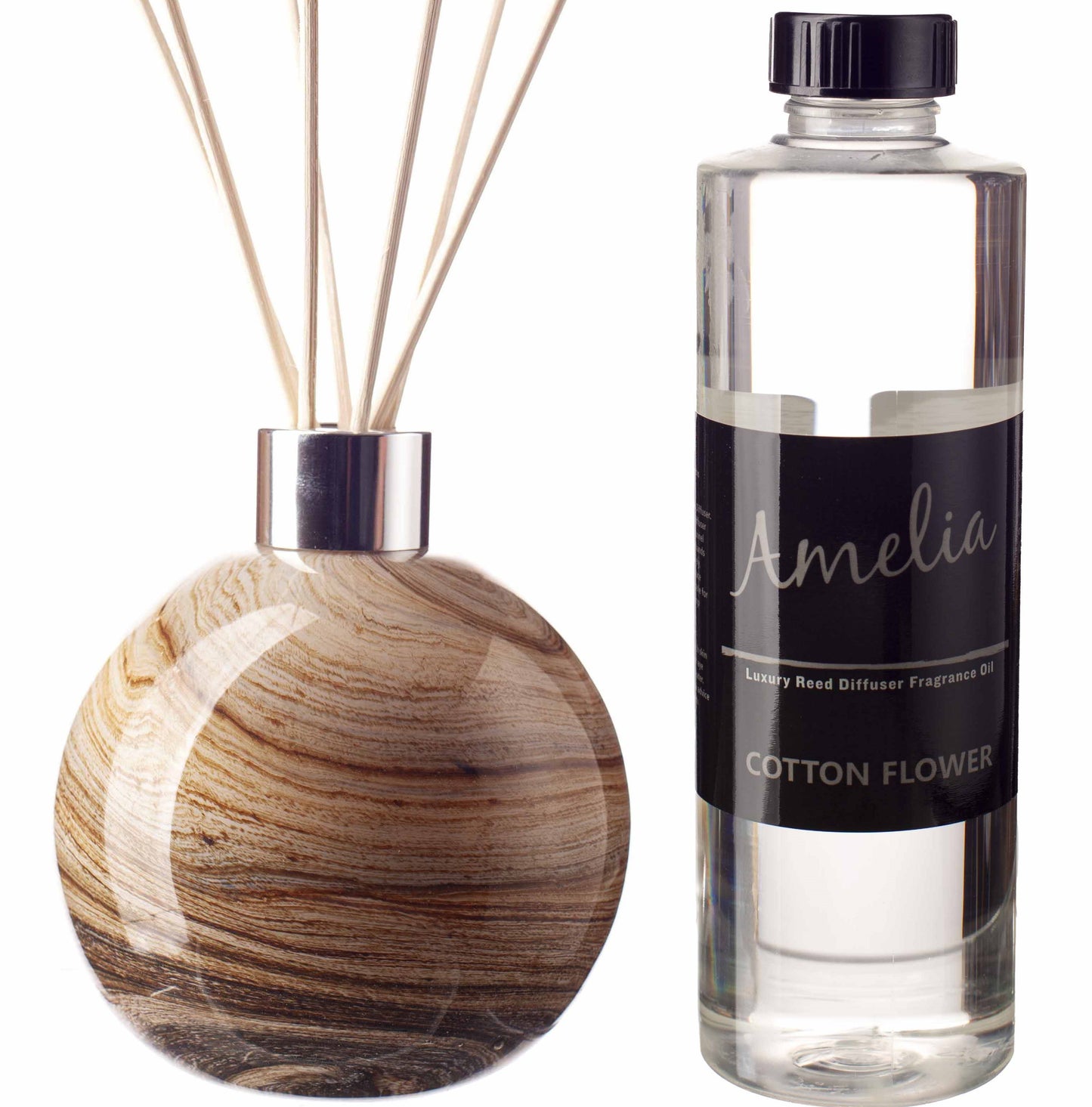 Sphere Reed Diffuser - Natural Stone