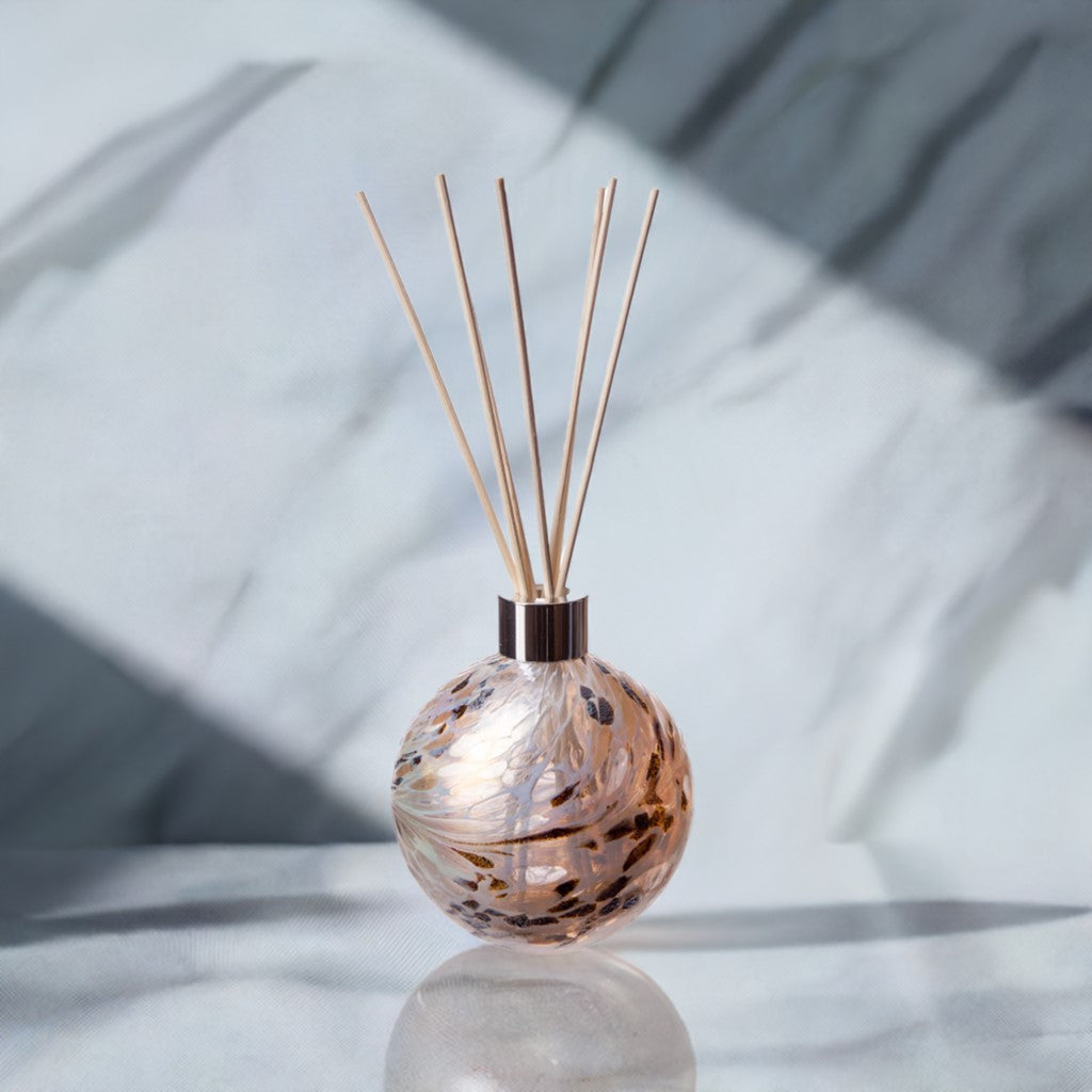 Sphere Reed Diffuser - White, Gold and Black Frosted