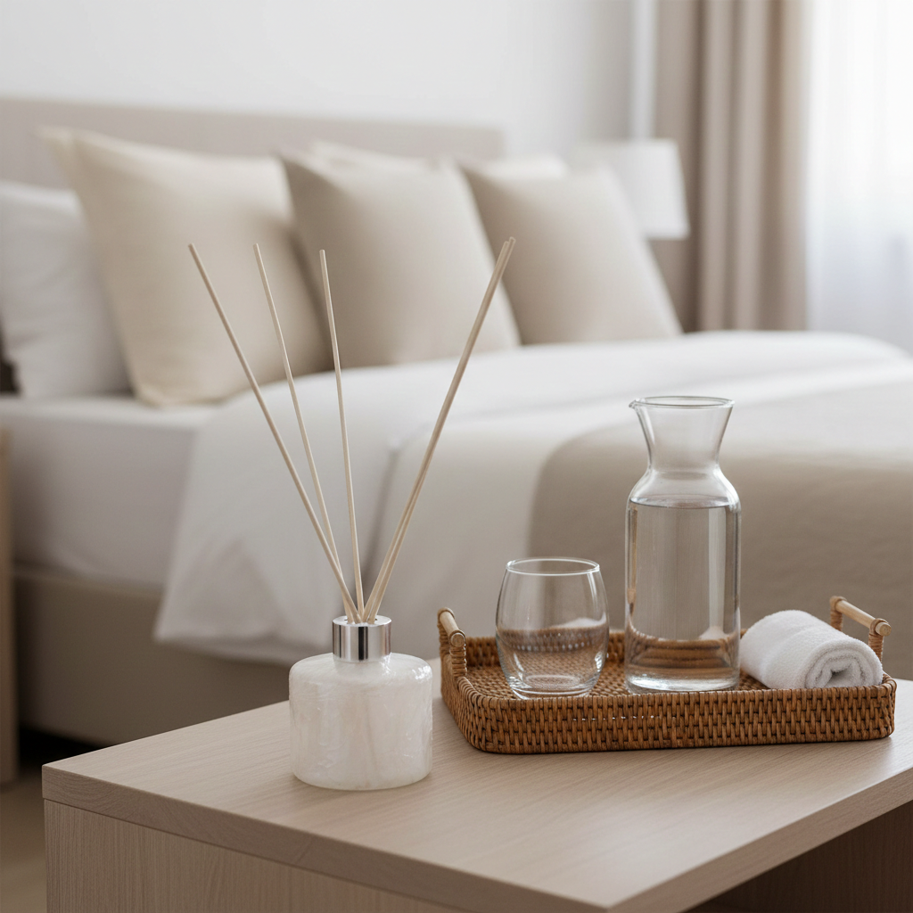 Small Cylinder Reed Diffuser - White