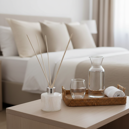 Small Cylinder Reed Diffuser - White