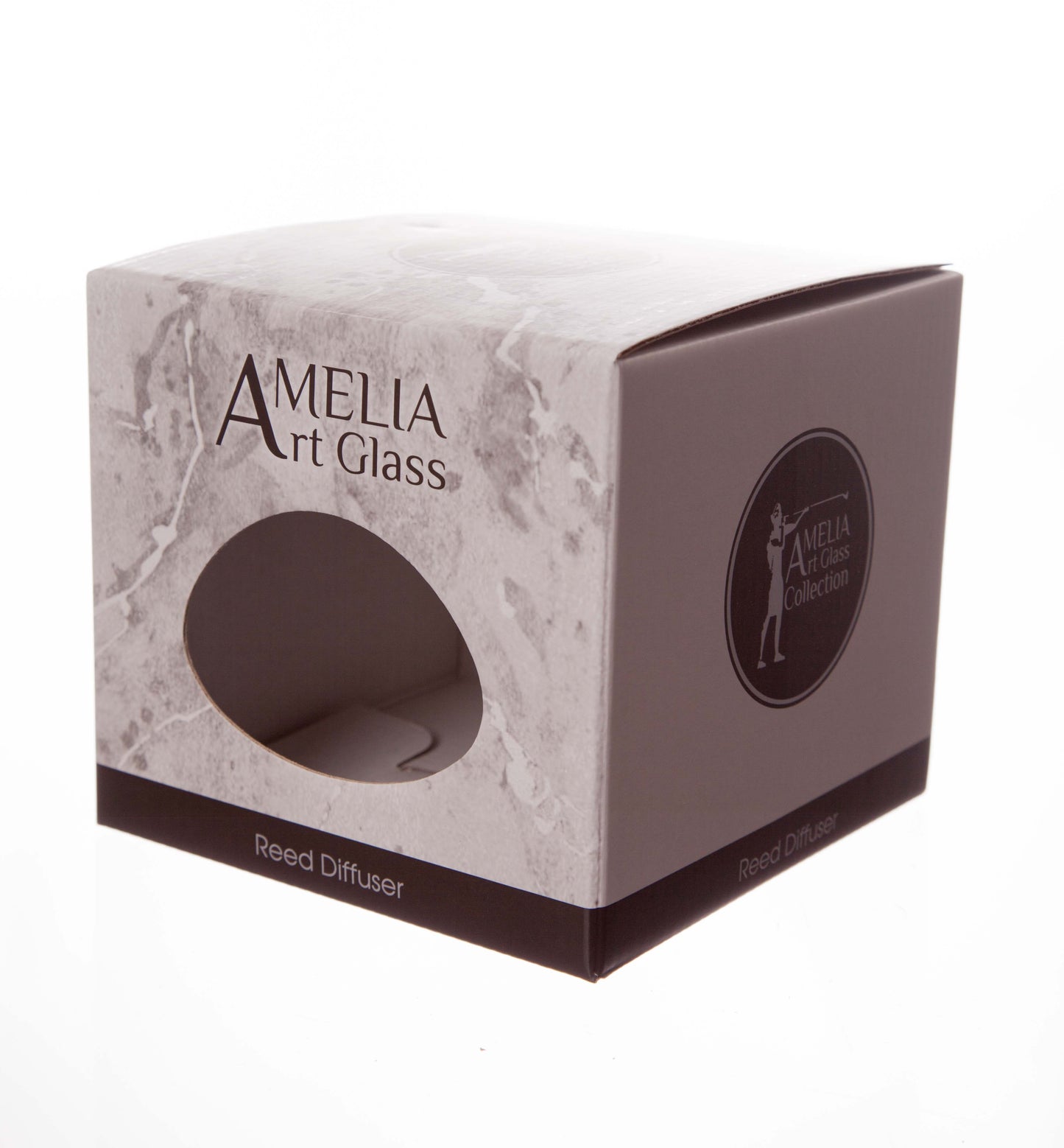 Oval Reed Diffuser - Black Marble