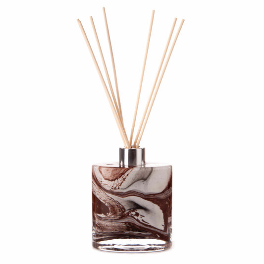 Small Ellipse Reed Diffuser - Carnelian Marble