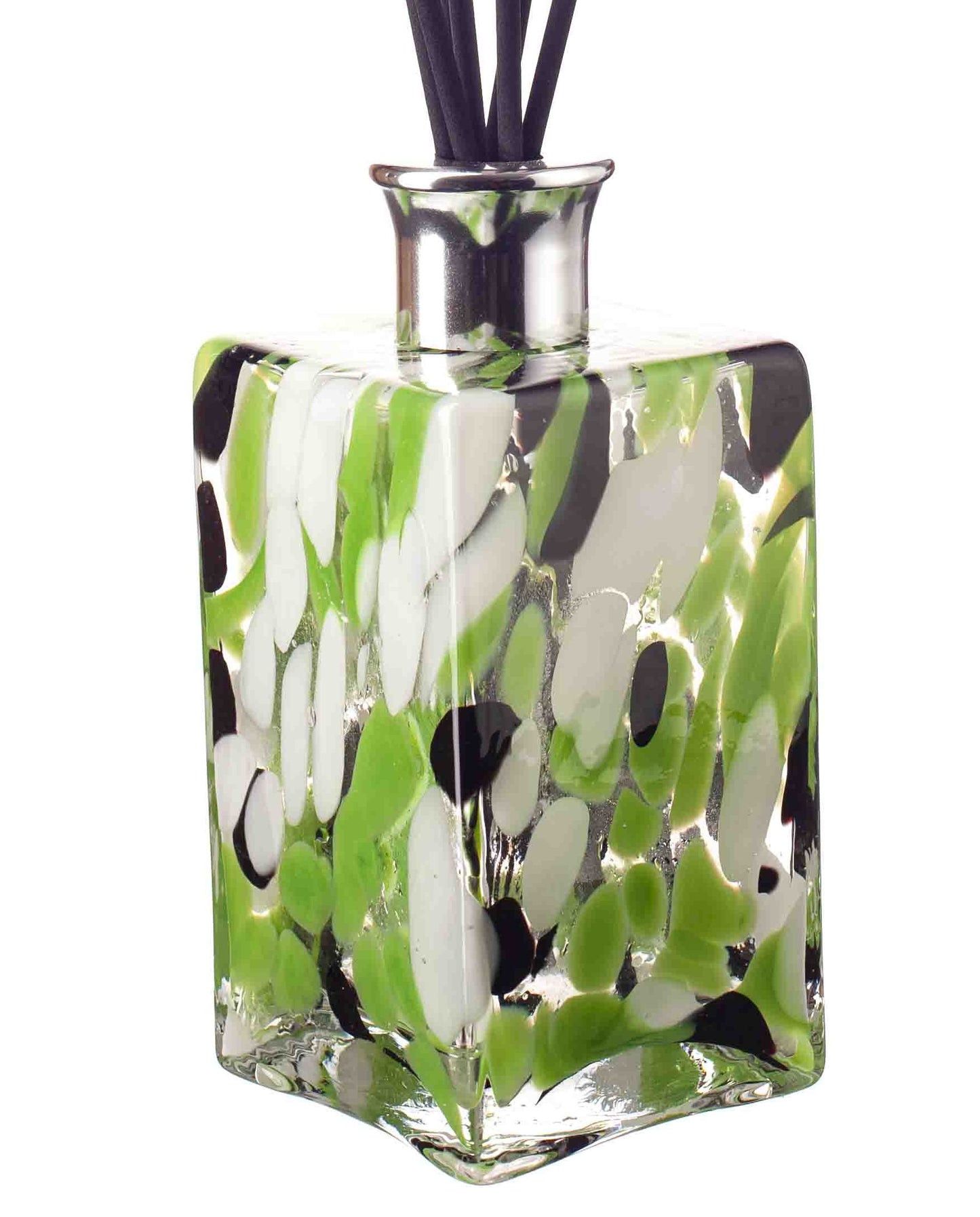 Rectangle Reed Diffuser - Green, Black and White