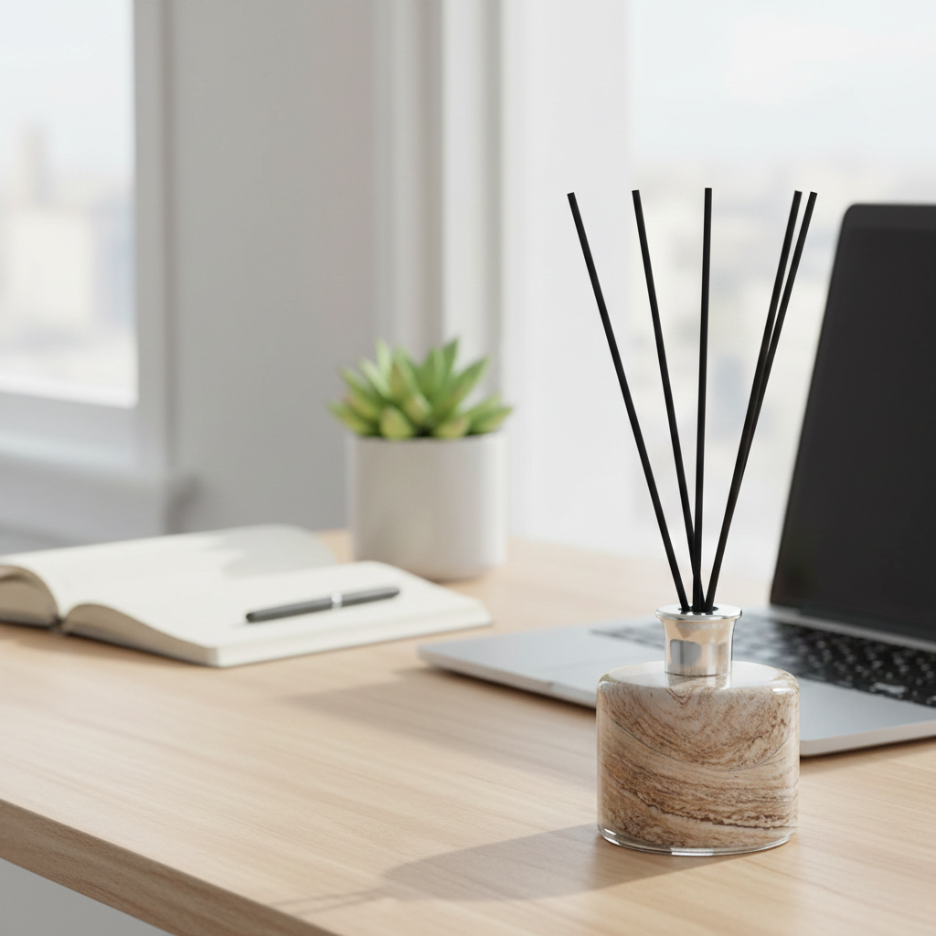 Cylinder Reed Diffuser - Natural Stone
