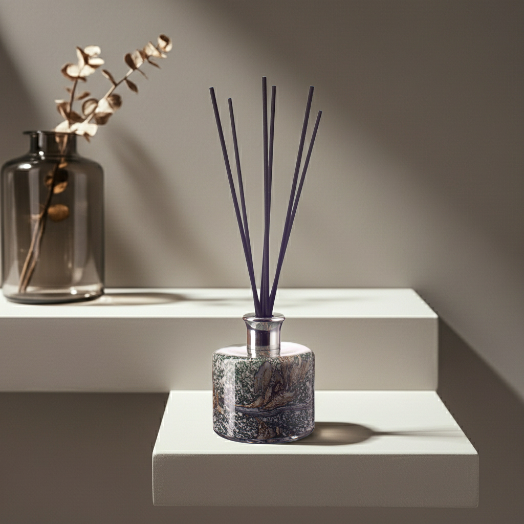 Cylinder Reed Diffuser - Peacock Lustre