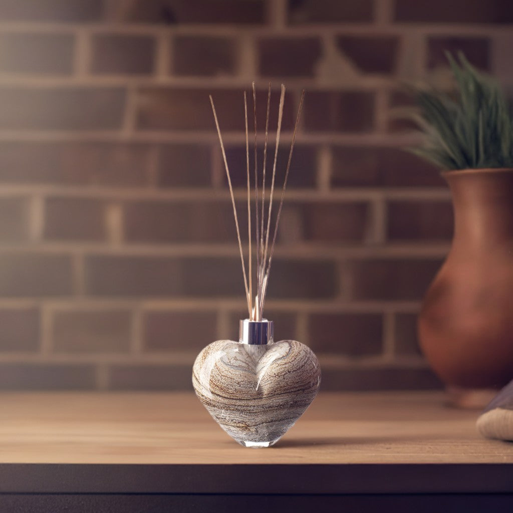 Heart Reed Diffuser - Natural Stone