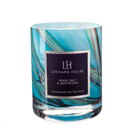 Rock Salt & Driftwood Soy Wax Candle in Oceanic