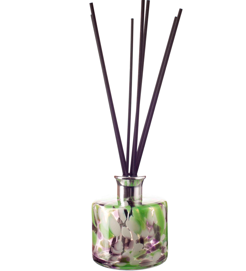Cylinder Reed Diffuser - Green, Black and White