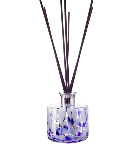 Cylinder Reed Diffuser - Blue and White