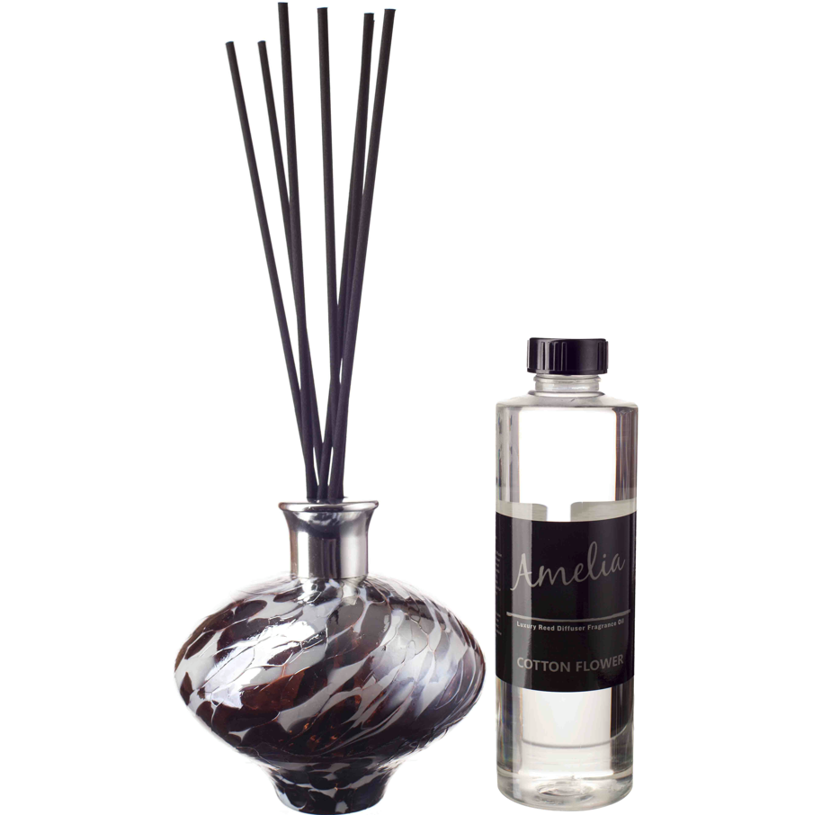 Oval Reed Diffuser - Black and White