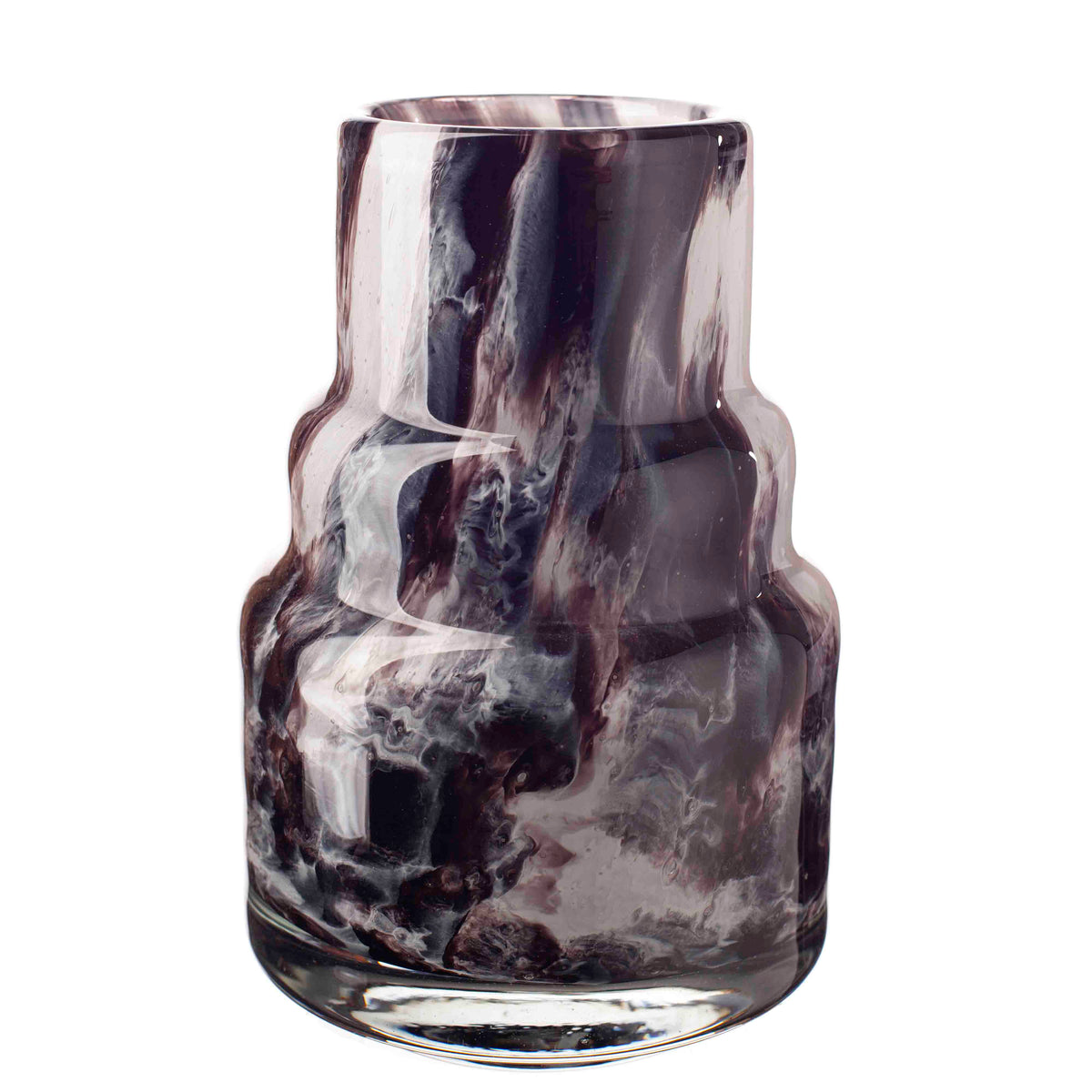 Small Vase 20cm Torch - Obsidian Noir