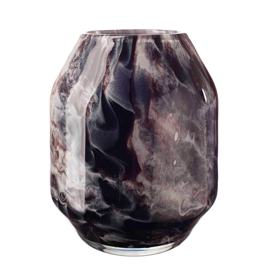 Small Vase 21cm Tunis - Obsidian Noir