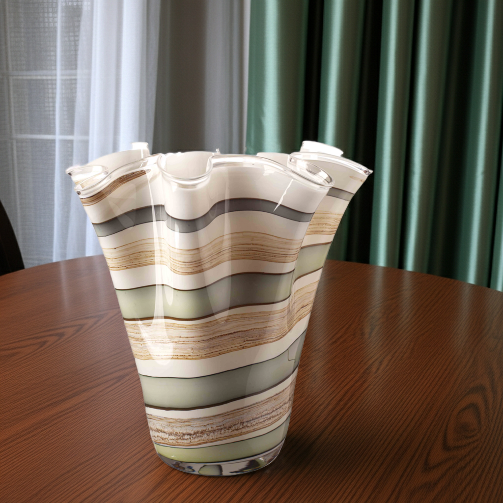 Handkerchief Vase 25cm - Smoked Meadows
