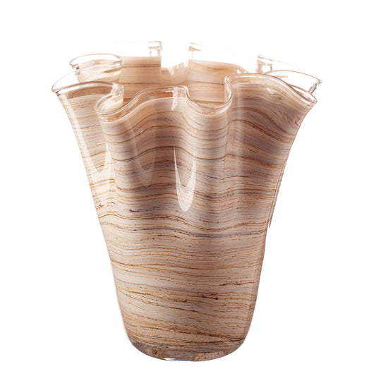 Handkerchief Vase 25cm - Natural Stone