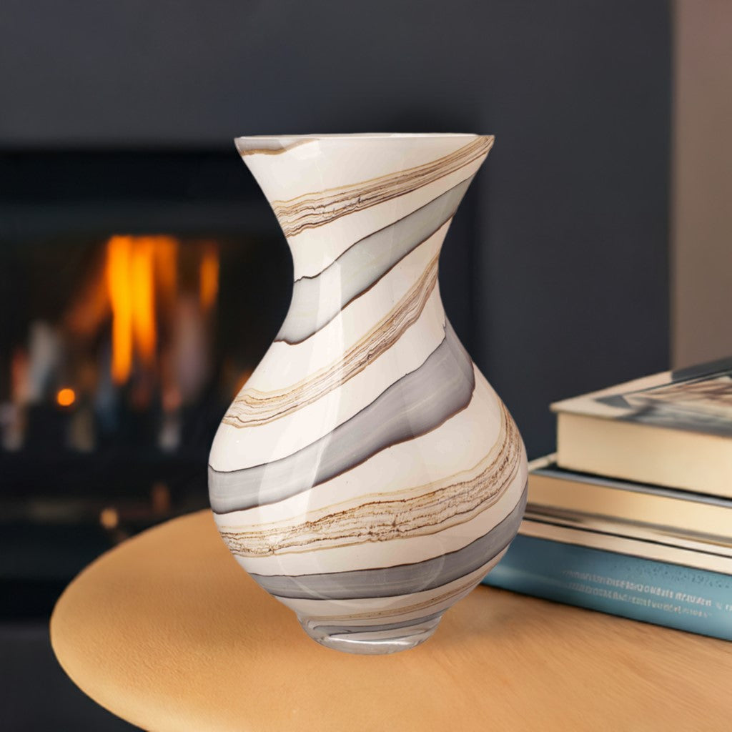 Posy Vase 25cm - Smoked Meadows