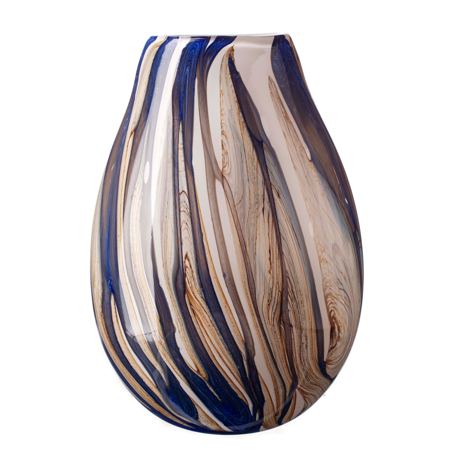 Oval Vase 30cm - Naval Oak