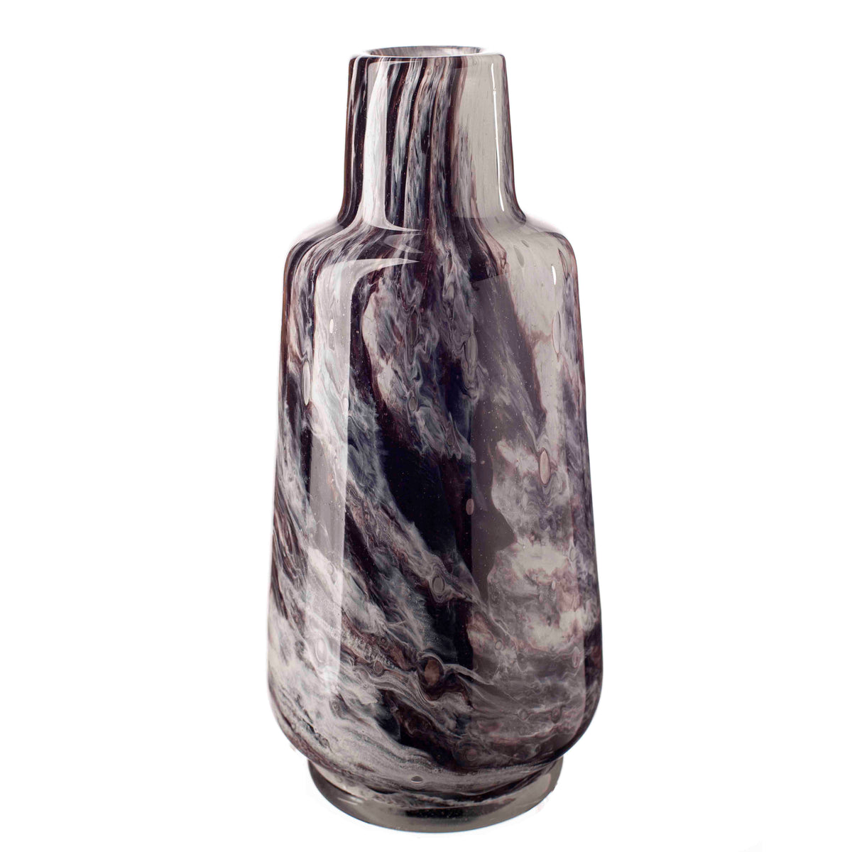 Tall Vase 27cm Lyon - Obsidian Noir