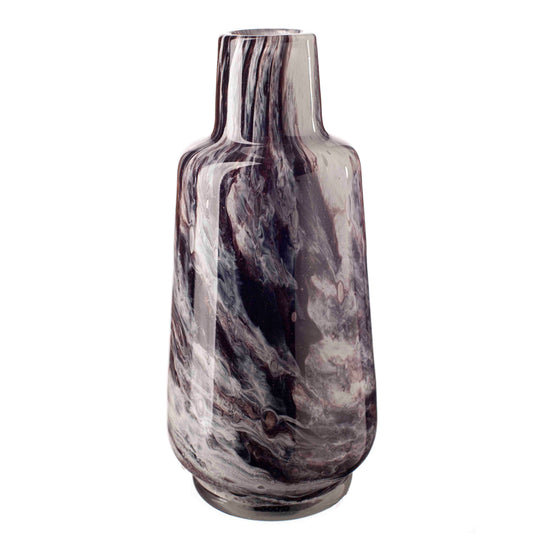 Tall Vase 27cm Lyon - Obsidian Noir