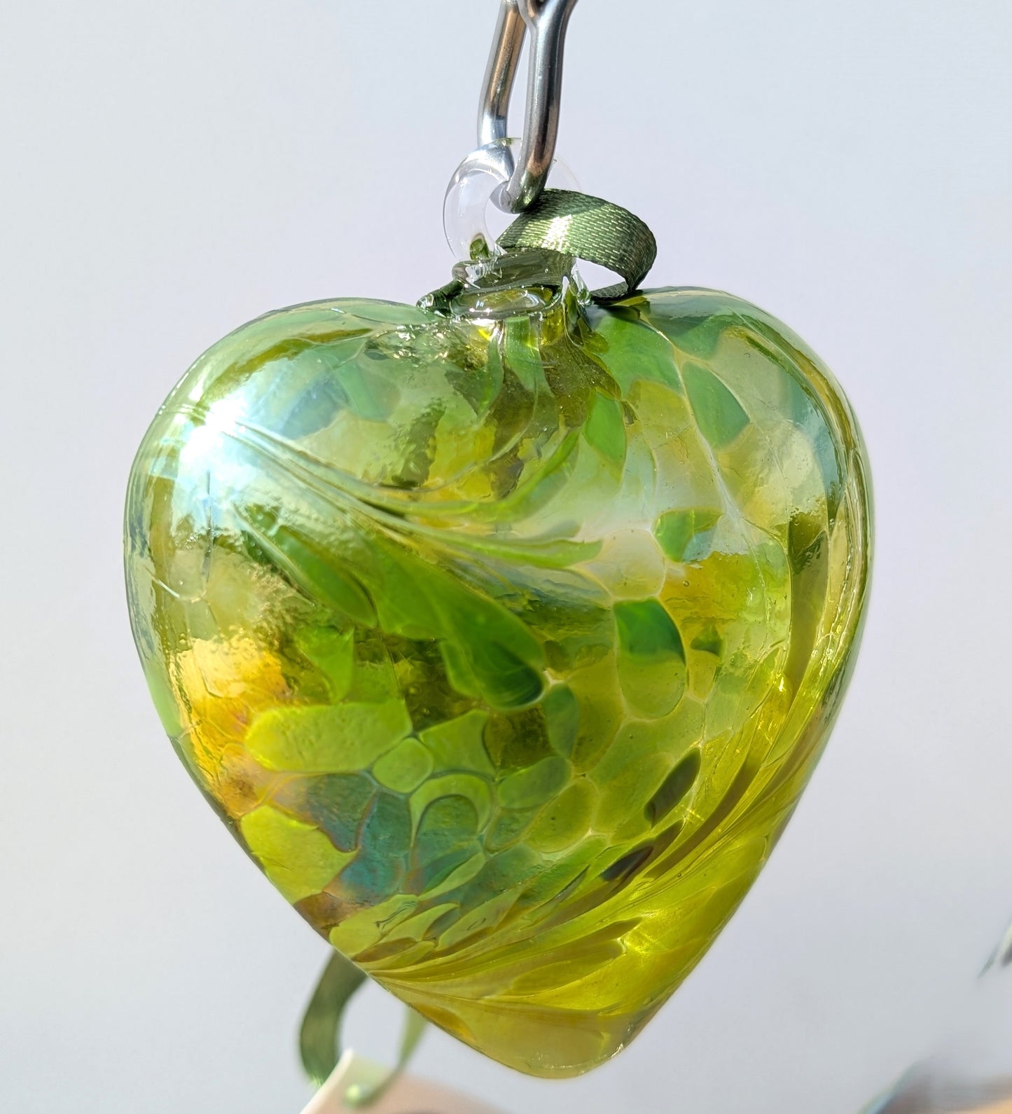 Birthstone Hanging Heart 8cm