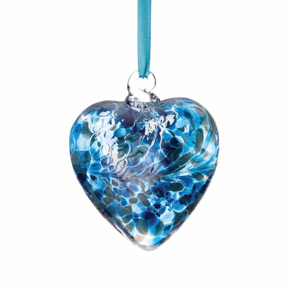 Birthstone Hanging Heart 8cm