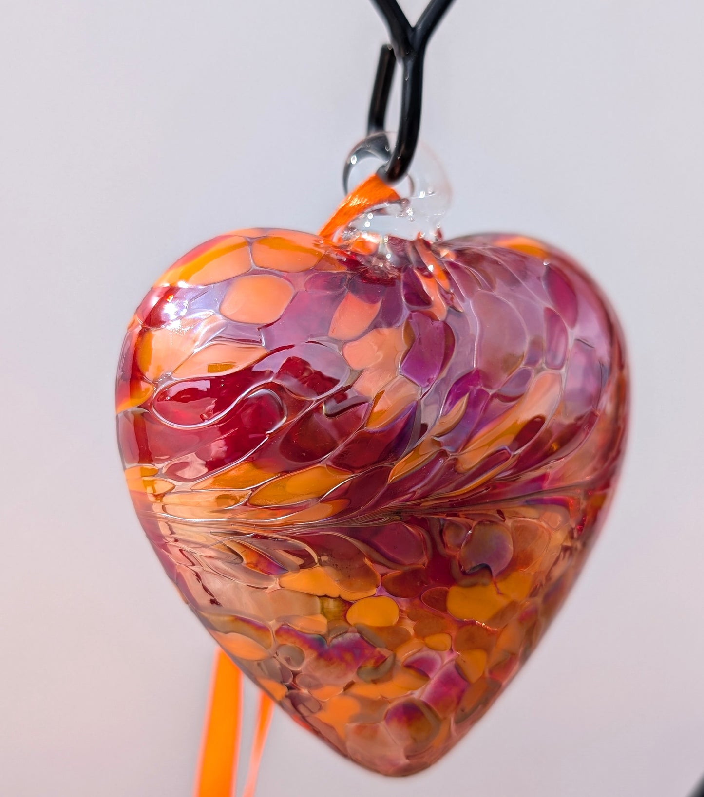 Birthstone Hanging Heart 8cm