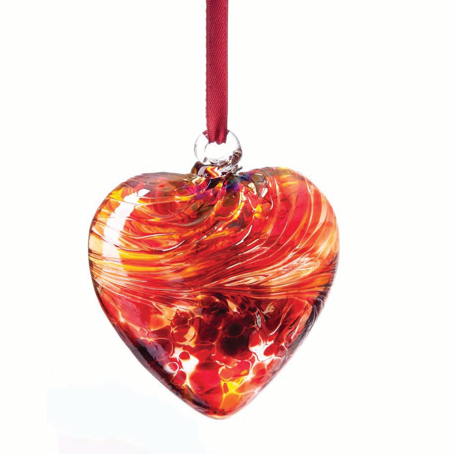Birthstone Hanging Heart 8cm