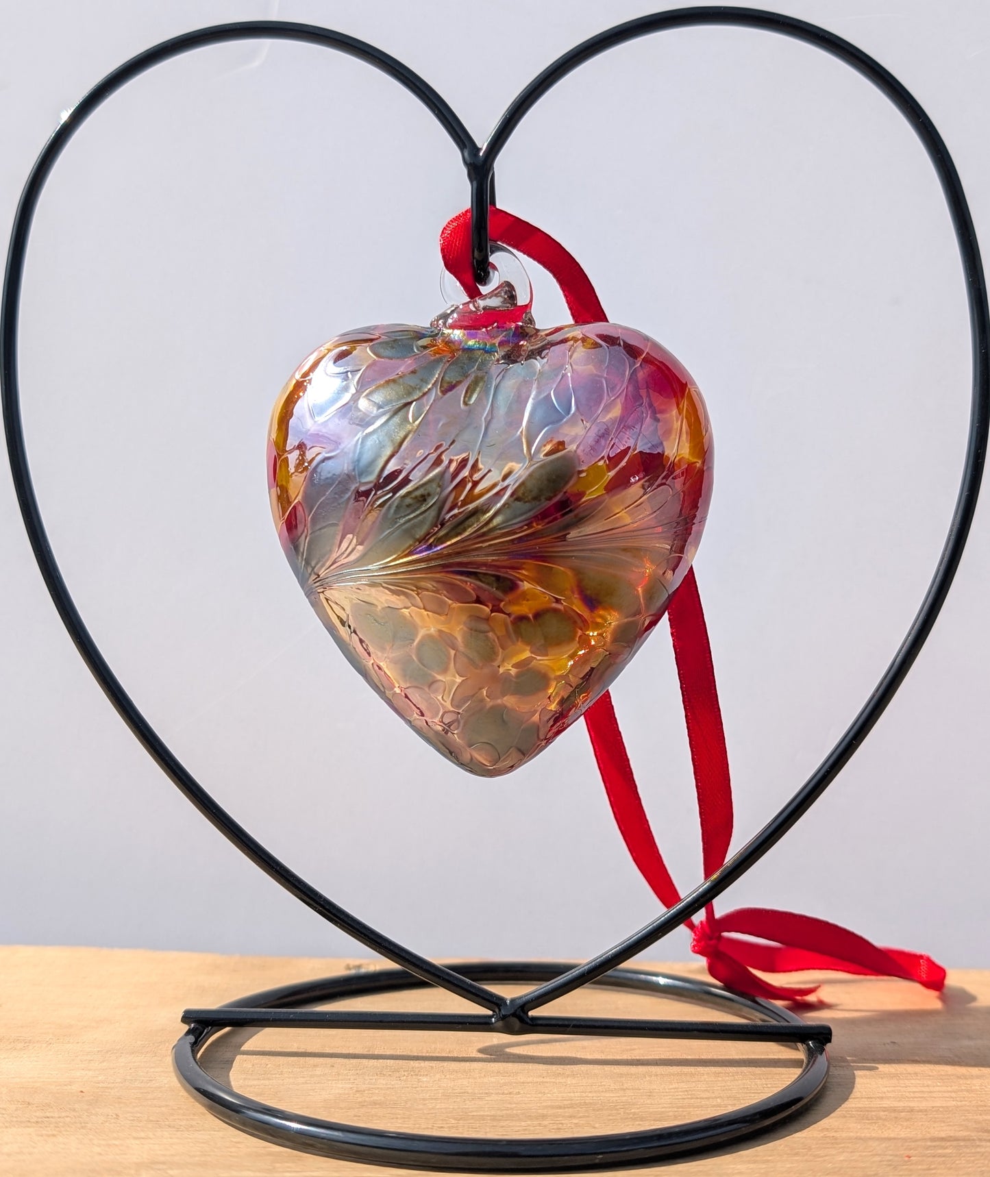 Birthstone Hanging Heart 8cm