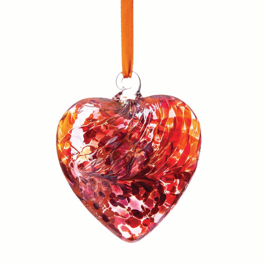 Birthstone Hanging Heart 8cm