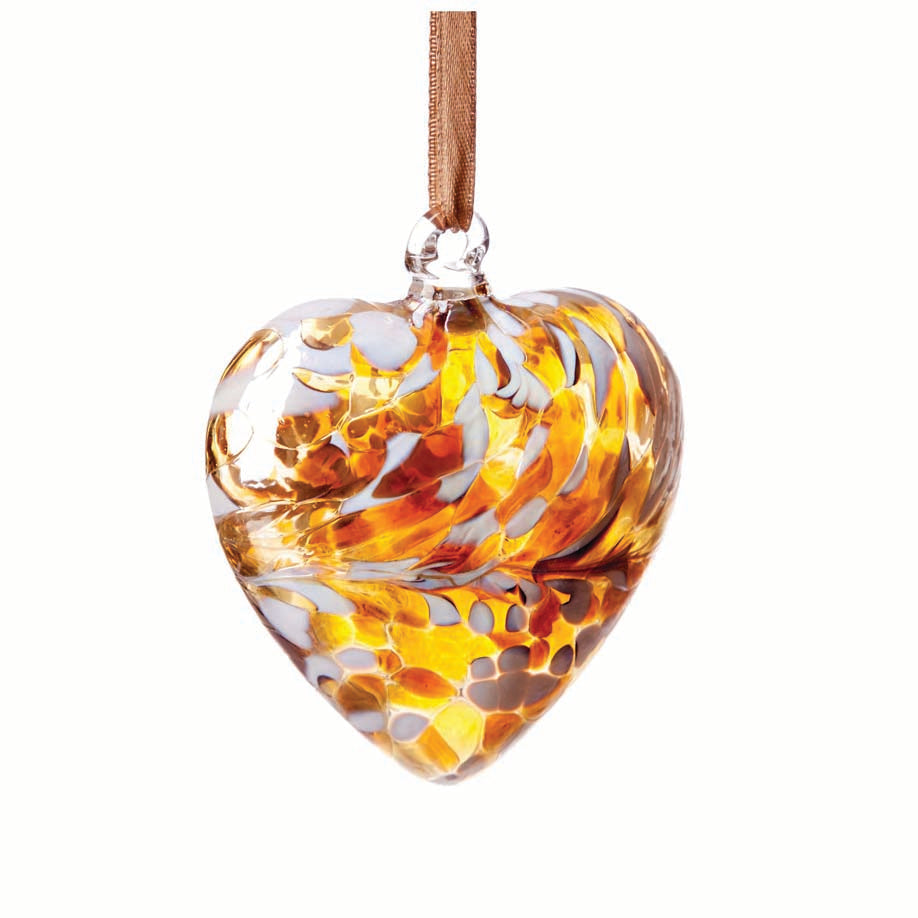 Birthstone Hanging Heart 8cm