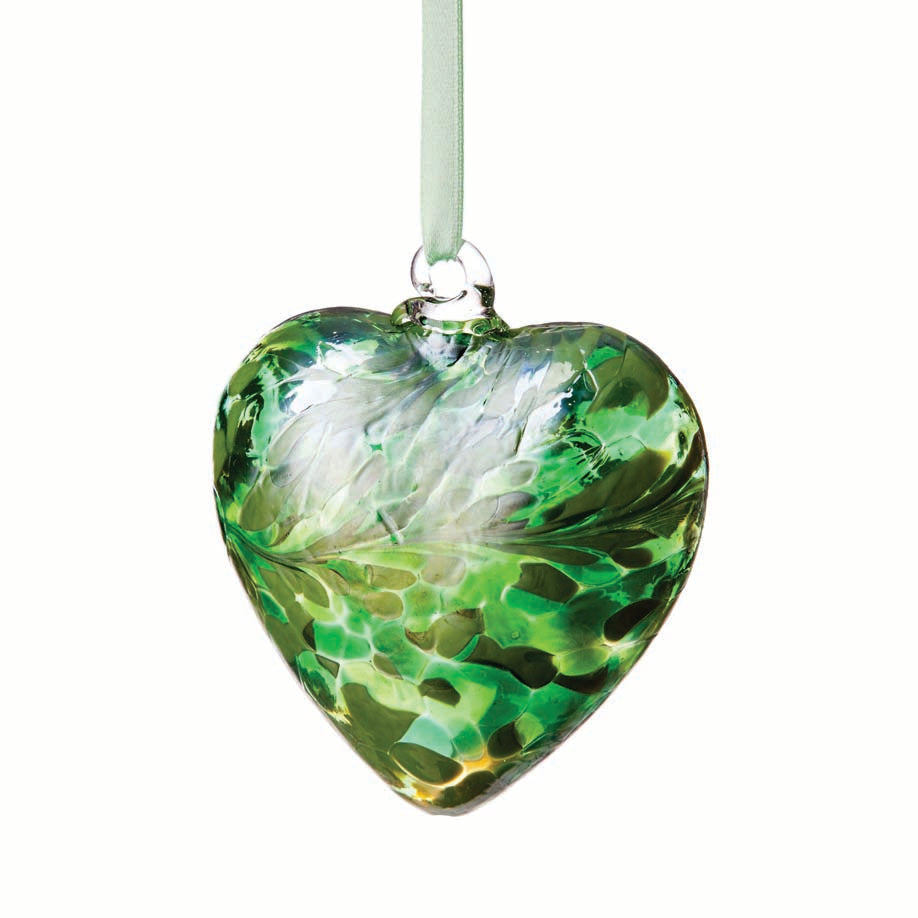 Birthstone Hanging Heart 8cm