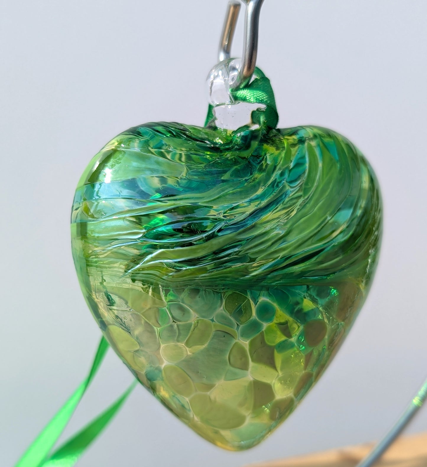 Birthstone Hanging Heart 8cm