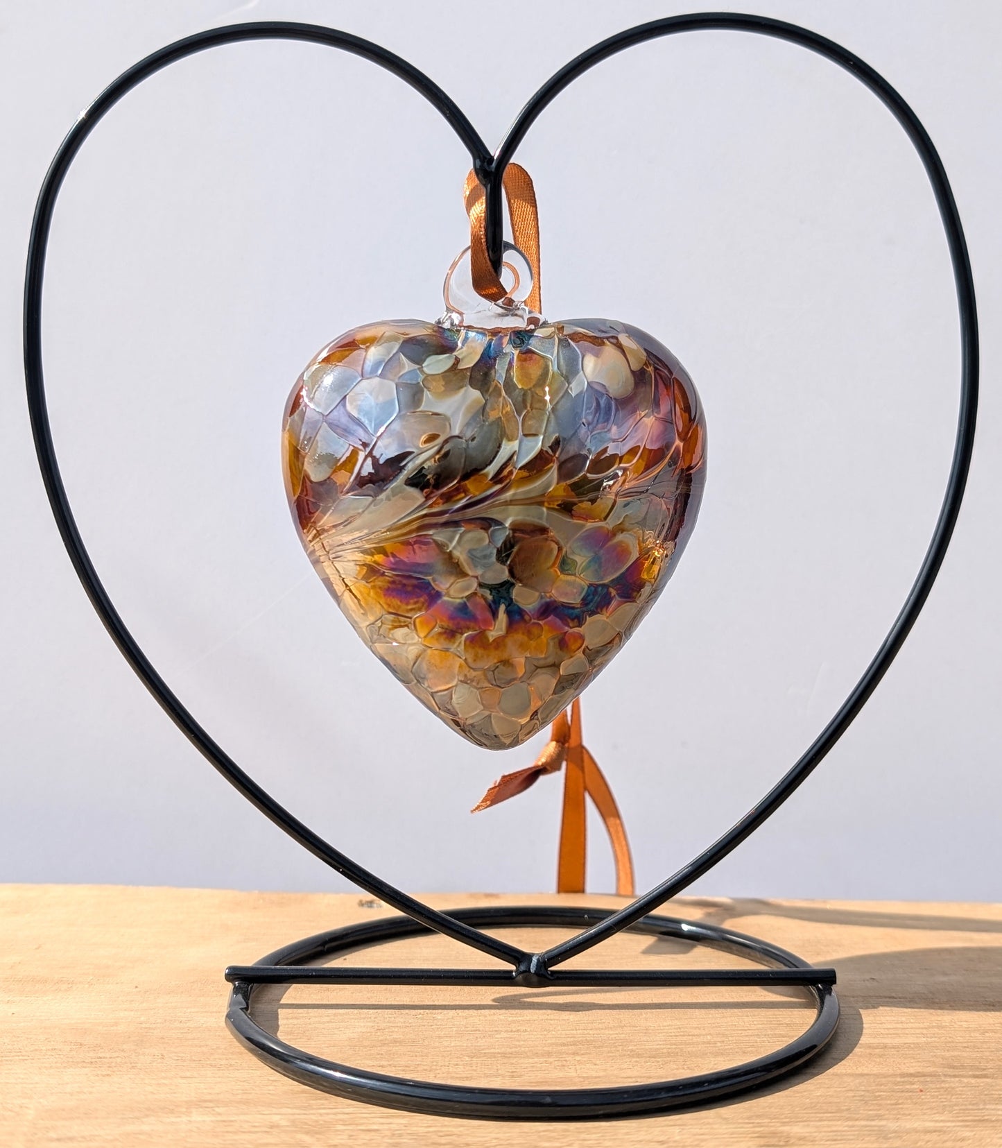 Birthstone Hanging Heart 8cm