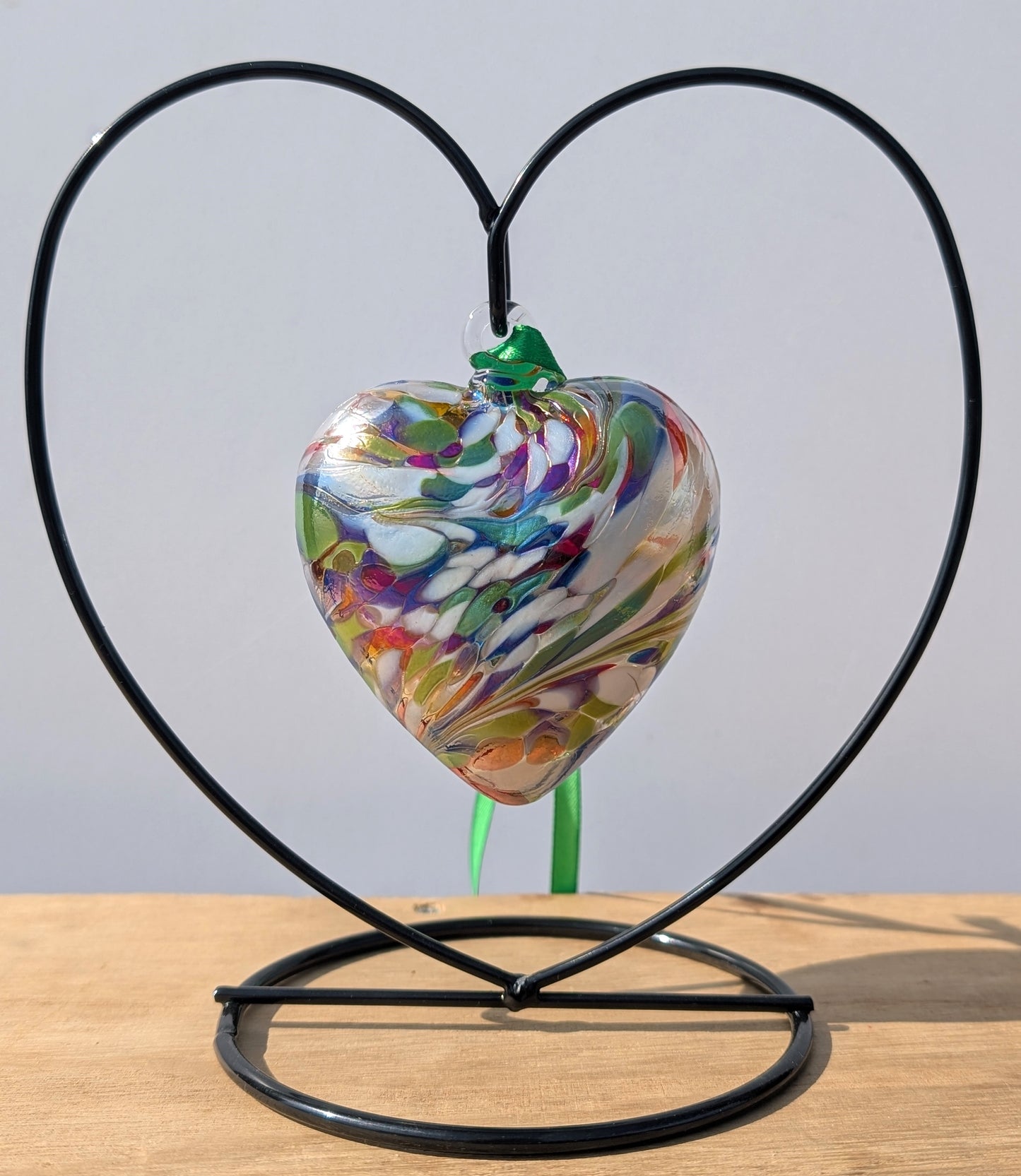 Birthstone Hanging Heart 8cm
