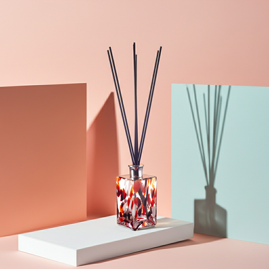 Rectangle Reed Diffuser - Red, Black and White
