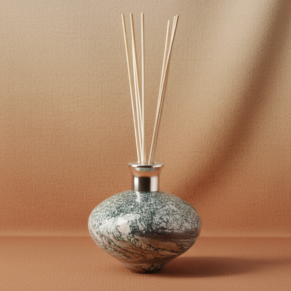 Oval Reed Diffuser - Peacock Lustre
