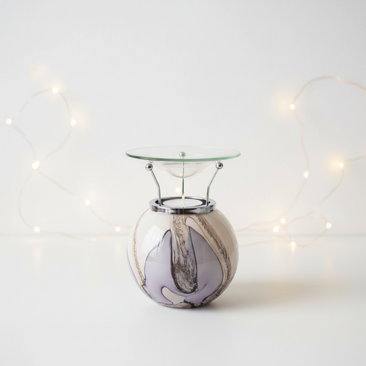 Tealight Wax Melt Burner - Blushed Meadows