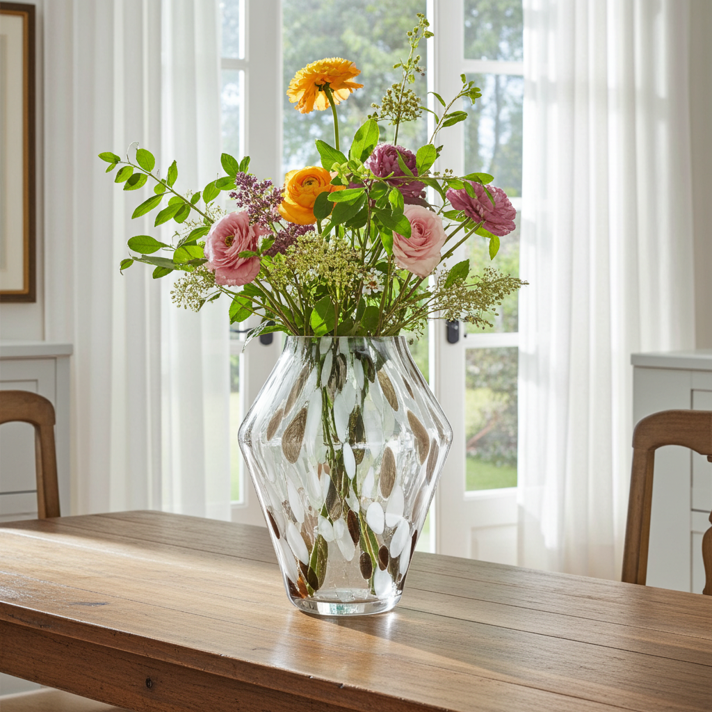 Diamond Vase 26cm - Midnight Drift
